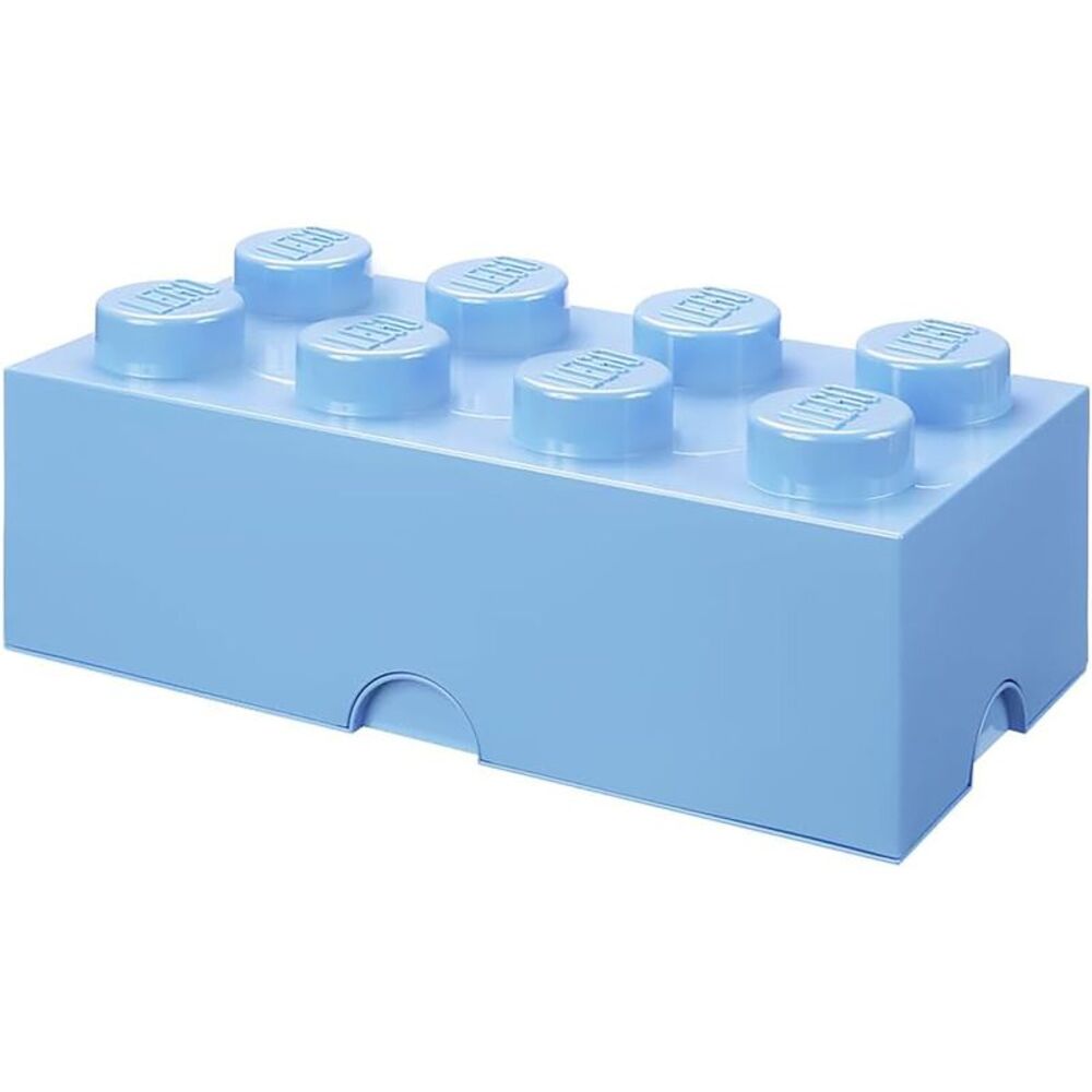 LEGO Storage Brick with 8 Knobs, Light Blue COLLECTIBLES